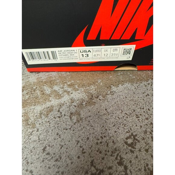 Jordan 1 Retro High OG Gorge Green Size 13- DZ5485-303 - Picture 10 of 10